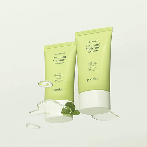 Shop Goodal Heartleaf Calming Moisture Sunscreen on Wholesale at SEOUL4PM