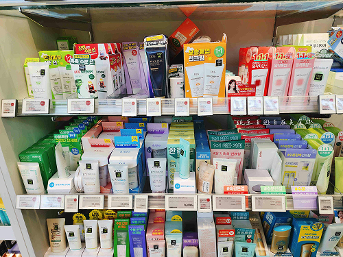 Olive Young sunscreen haul